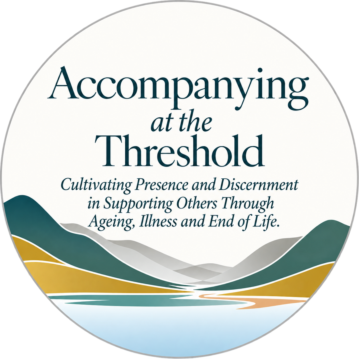 Accompanying at the Threshold Badge opaque